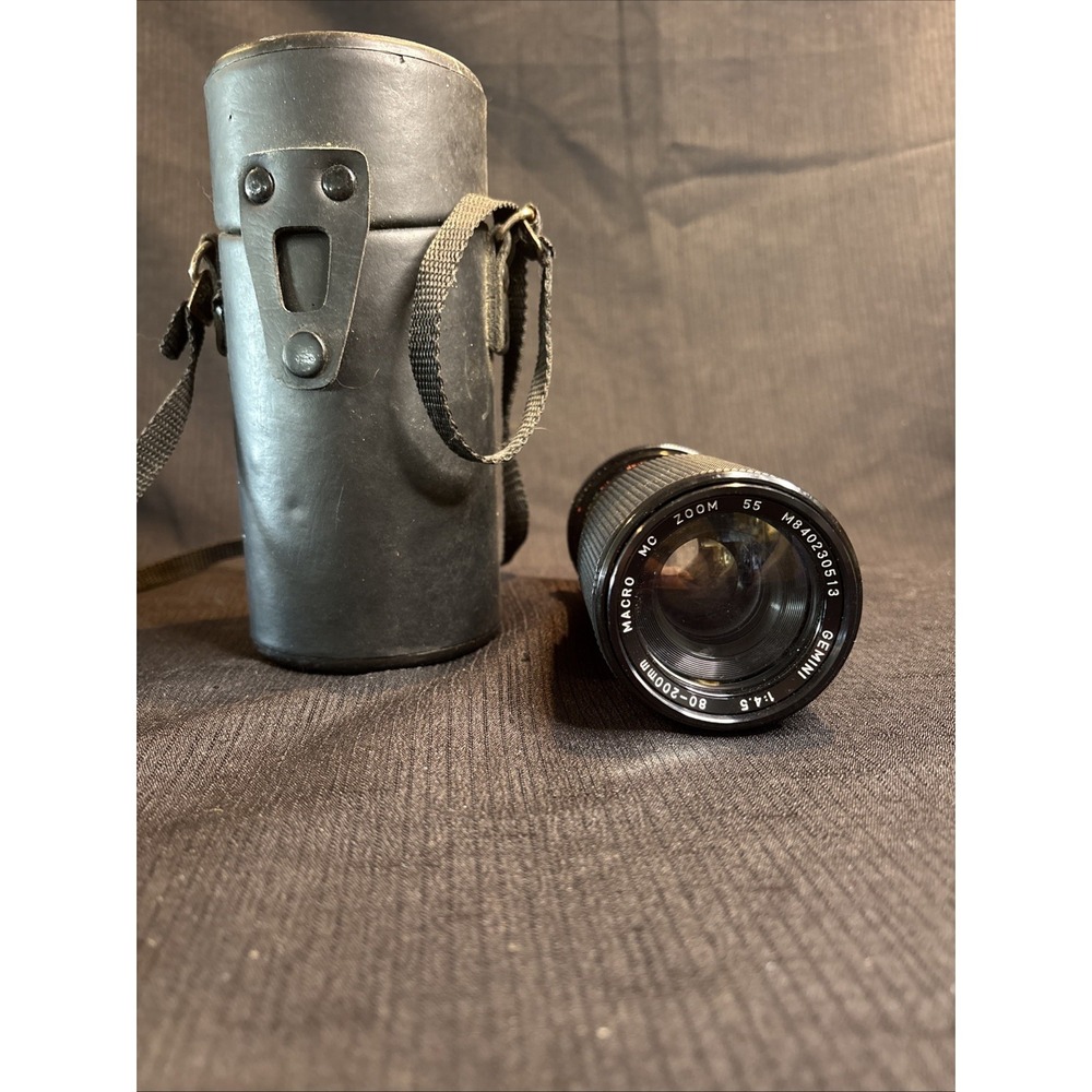 Gemini 80-200mm f/4.5 Macro Zoom Lens Pentax K Mount 55mm MC M840230513